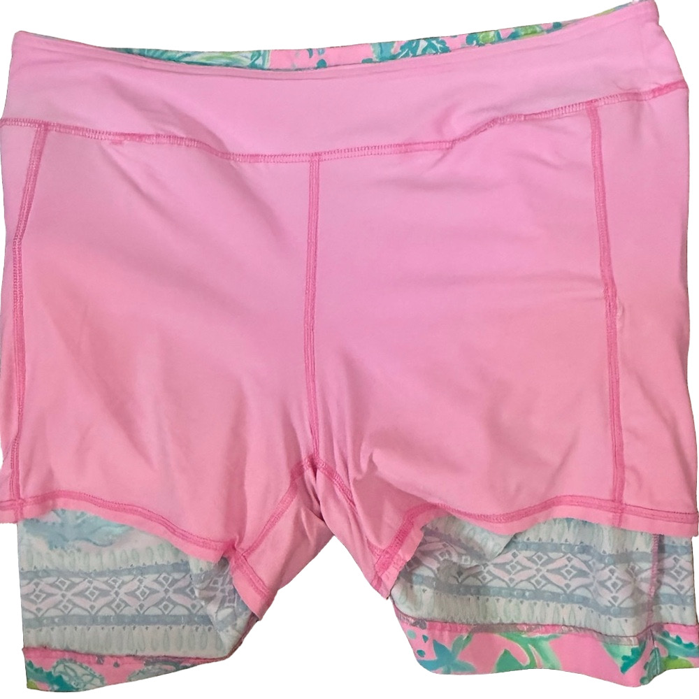 Lilly Pulitzer Luxletic Pink Activewear A Line Mini Skirt NWOT SKU0751 - Picture 9 of 10